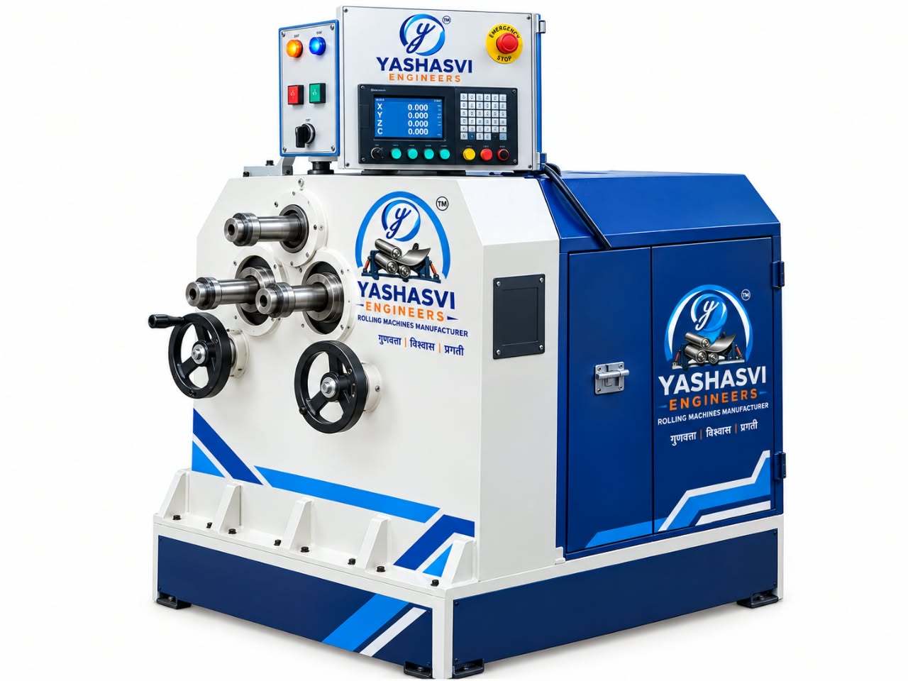 Three Roll Planetary Axis With Pre Bending/Pre Punching(Section Bending machine)