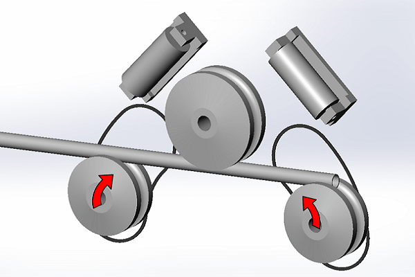 Three Roll Planetary Axis With Pre Bending/Pre Punching(Section Bending machine)