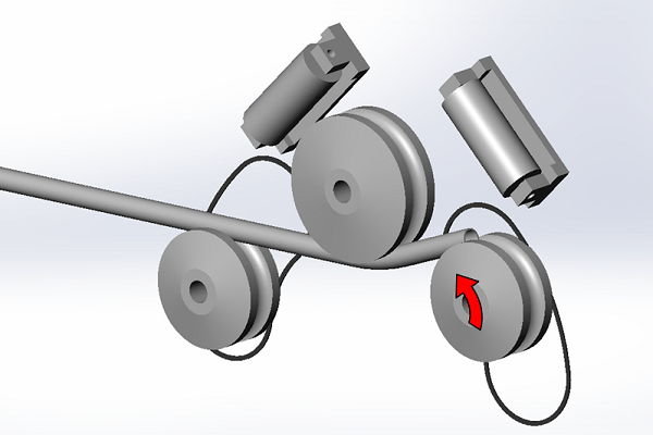 Three Roll Planetary Axis With Pre Bending/Pre Punching(Section Bending machine)