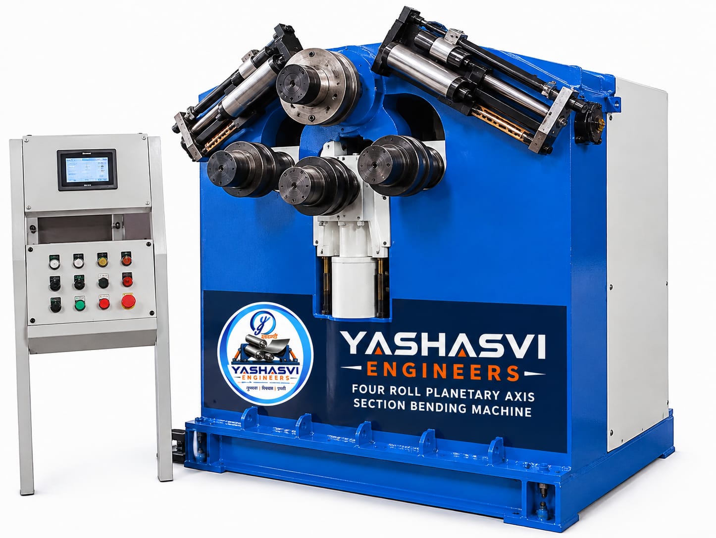 Four Roll Planetary Axis With Pre Bending/Pre Punching(Section Bending machine)