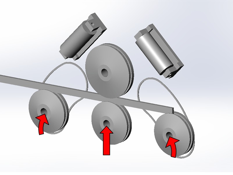 Four Roll Planetary Axis With Pre Bending/Pre Punching(Section Bending machine)